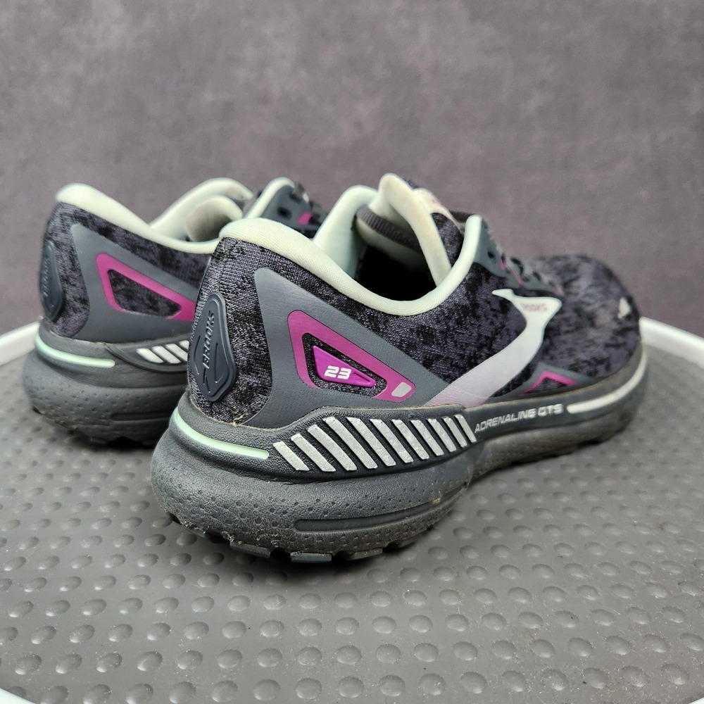 Brooks Adrenaline GTS 23 Shoes Womens Size 10 Gray Running Sneakers 1203811B072 - Picture 6 of 15